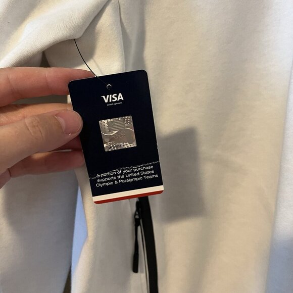 nike olympic tech Hoodie Women S White USA NWT Training Sport Untied State Sport - Picture 4 of 12